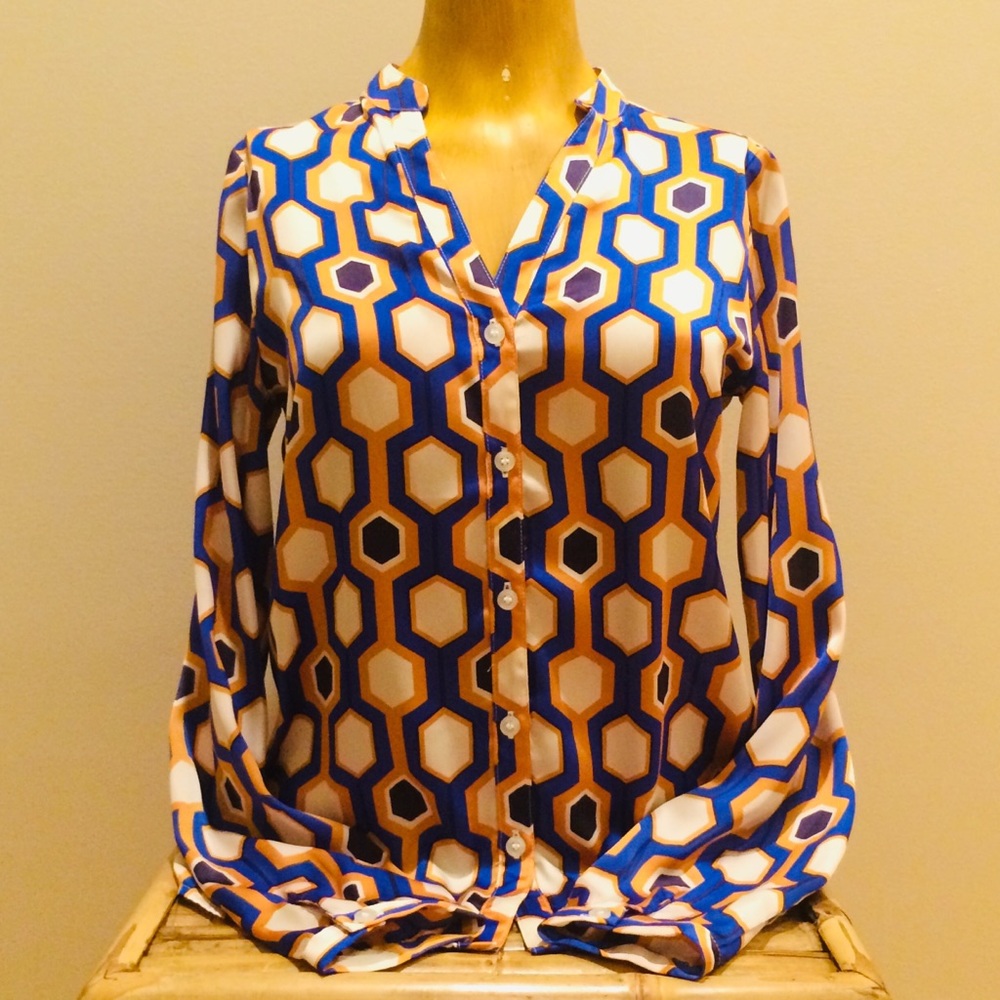 THE LIMITED Geo Blouse - XS